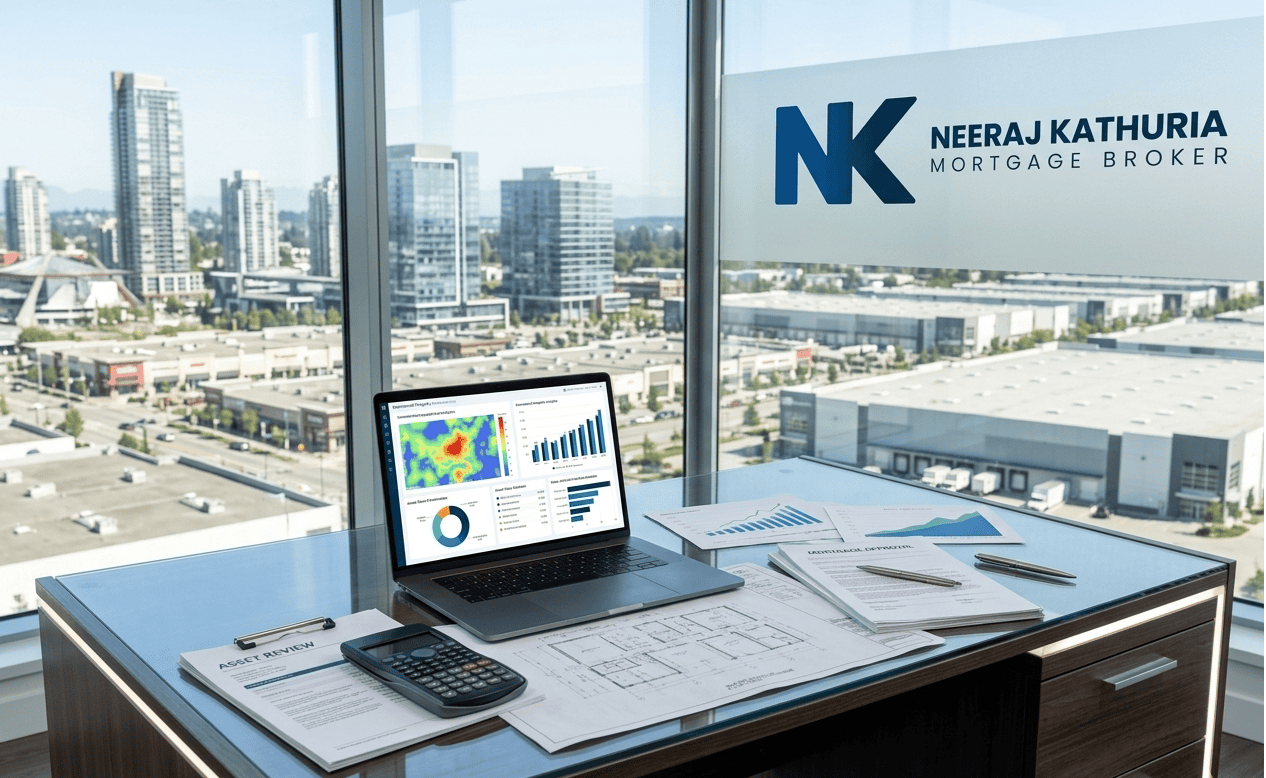 Commercial Mortgages Surrey financing documents and commercial real estate properties.