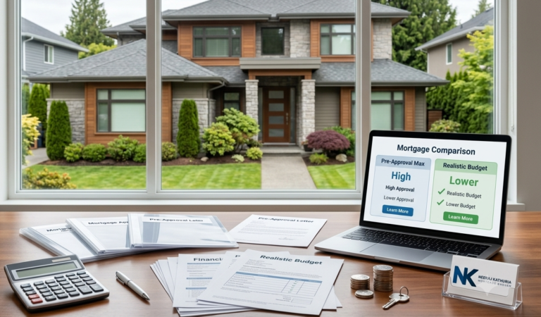 Mortgage pre-approval and home-buying budget planning in Surrey.